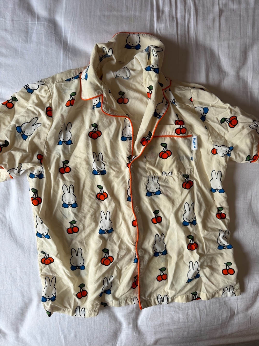 miffy pajamas shirt & shorts